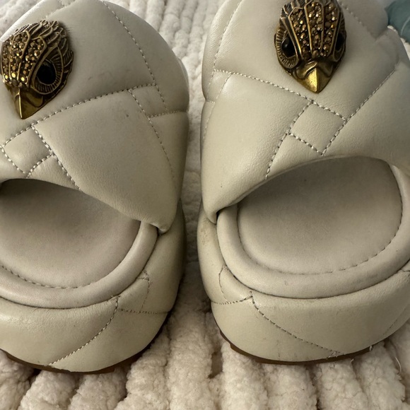 Kurt Geiger Cream Quilted Bag and Platform Sandals - Picture 3 of 14